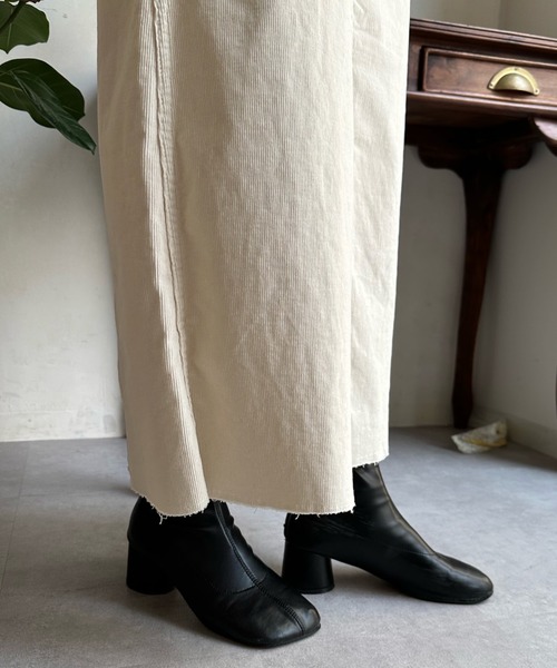 DouDou(ドゥドゥ)の「【Healthy denim/ヘルシーデニム】 Pear(スカート・レディース・アイボリー・0/1)」の4枚目の写真