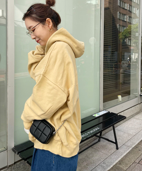 ALORE（アローレ）の「別注【ALORE/アローレ】FRUIT染めスウェットフーディ（Tシャツ/カットソー・レディース・グリーン系その他/パープル系その他/ピンク/イエロー系その他・FREE）」の3枚目の写真