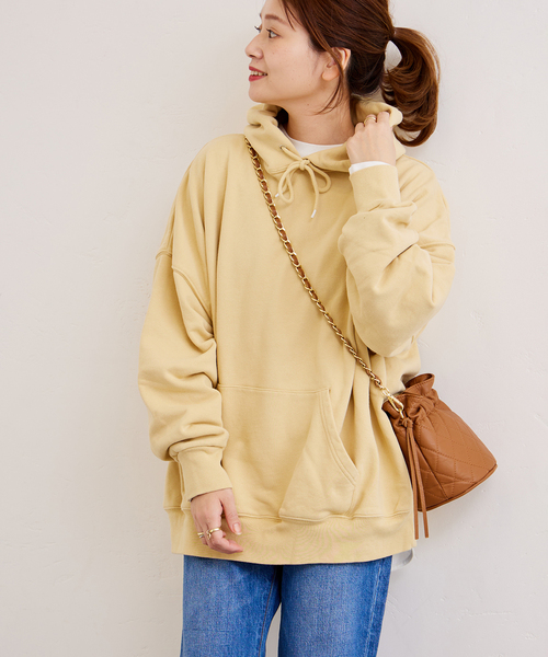 ALORE（アローレ）の「別注【ALORE/アローレ】FRUIT染めスウェットフーディ（Tシャツ/カットソー・レディース・グリーン系その他/パープル系その他/ピンク/イエロー系その他・FREE）」の12枚目の写真