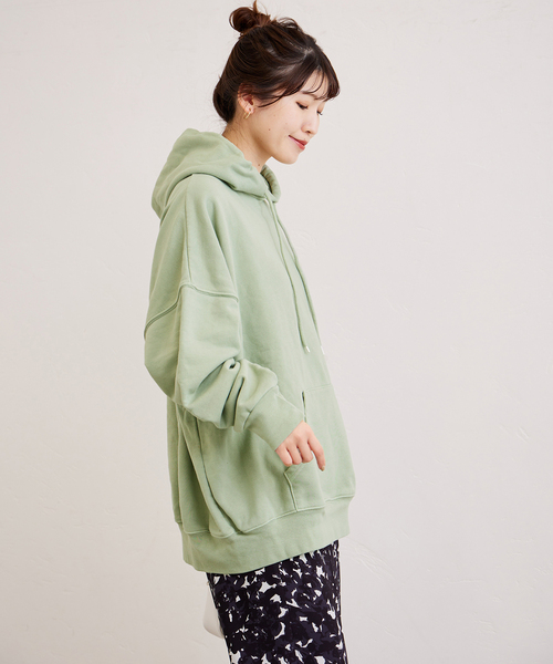 ALORE（アローレ）の「別注【ALORE/アローレ】FRUIT染めスウェットフーディ（Tシャツ/カットソー・レディース・グリーン系その他/パープル系その他/ピンク/イエロー系その他・FREE）」の16枚目の写真