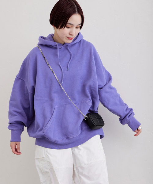 ALORE（アローレ）の「別注【ALORE/アローレ】FRUIT染めスウェットフーディ（Tシャツ/カットソー・レディース・グリーン系その他/パープル系その他/ピンク/イエロー系その他・FREE）」の19枚目の写真