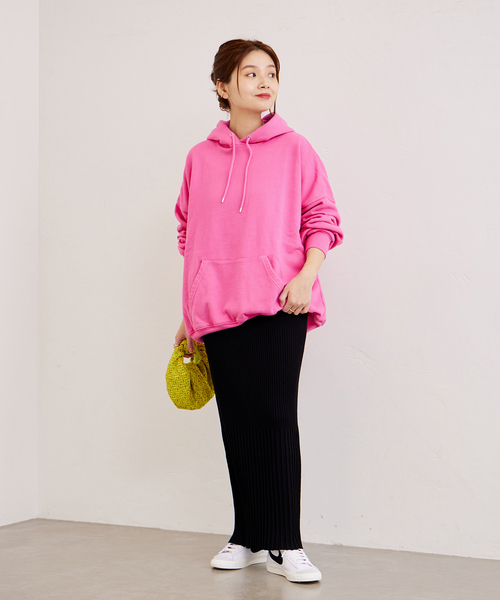 ALORE（アローレ）の「別注【ALORE/アローレ】FRUIT染めスウェットフーディ（Tシャツ/カットソー・レディース・グリーン系その他/パープル系その他/ピンク/イエロー系その他・FREE）」の5枚目の写真