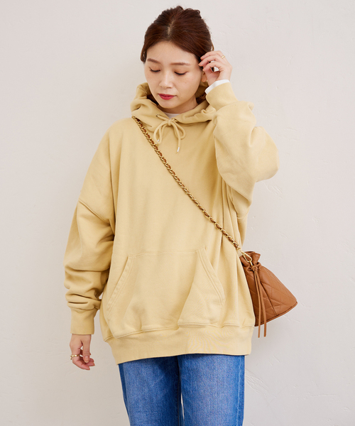 ALORE（アローレ）の「別注【ALORE/アローレ】FRUIT染めスウェットフーディ（Tシャツ/カットソー・レディース・グリーン系その他/パープル系その他/ピンク/イエロー系その他・FREE）」の10枚目の写真