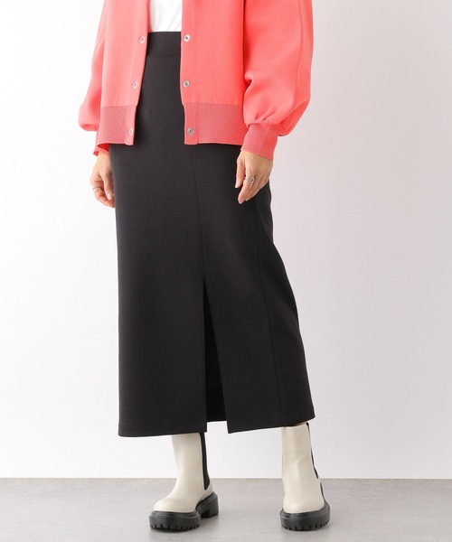 LEPSIM（レプシィム）の「スリットナロースカート　183610（スカート・レディース・ブラック/グリーン・FREE）」の2枚目の写真