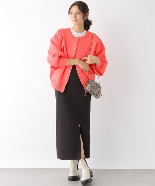 LEPSIM（レプシィム）の「スリットナロースカート　183610（スカート・レディース・ブラック/グリーン・FREE）」の3枚目の写真