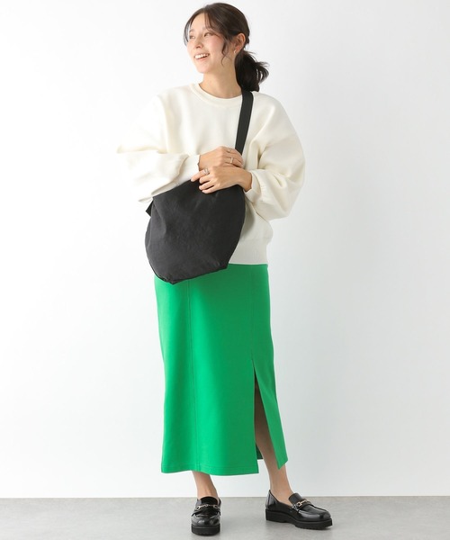 LEPSIM（レプシィム）の「スリットナロースカート　183610（スカート・レディース・ブラック/グリーン・FREE）」の6枚目の写真