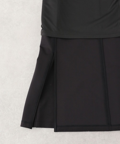 LEPSIM（レプシィム）の「スリットナロースカート　183610（スカート・レディース・ブラック/グリーン・FREE）」の14枚目の写真