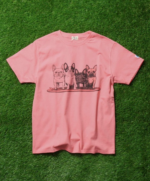 The Endless Summer（エンドレスサマー）の「TES 4BUHI NEO VINTAGE T-SHIRT / Tシャツ（Tシャツ/カットソー・メンズ・ベージュ/ミント/ピンク/ホワイト・SMALL/X-LARGE/LARGE/MEDIUM）」の4枚目の写真