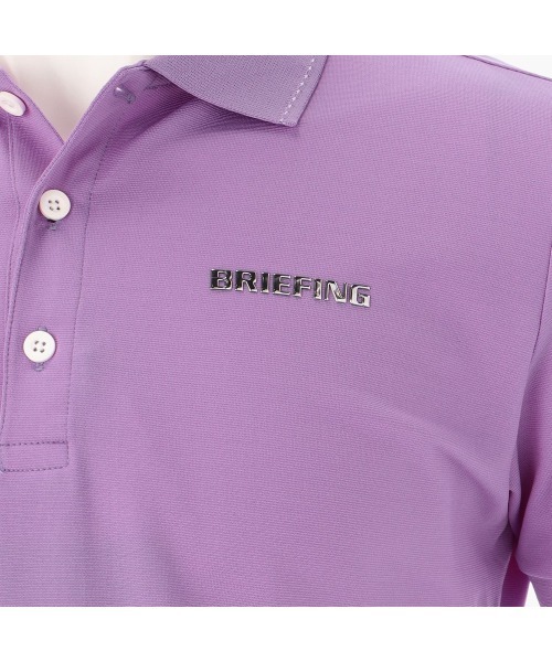 BRIEFING（ブリーフィング）の「【ブリーフィングゴルフ】CR MENS BASIC POLO/ポロシャツ（ポロシャツ・メンズ・レッド/オレンジ/パープル/アクア・L/M）」の6枚目の写真