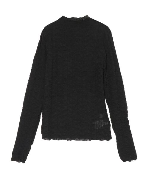 LAGUNAMOON（ラグナムーン）の「ストレッチチュールトップス（Tシャツ/カットソー・レディース・ブラック/アイボリー・FREE）」の15枚目の写真