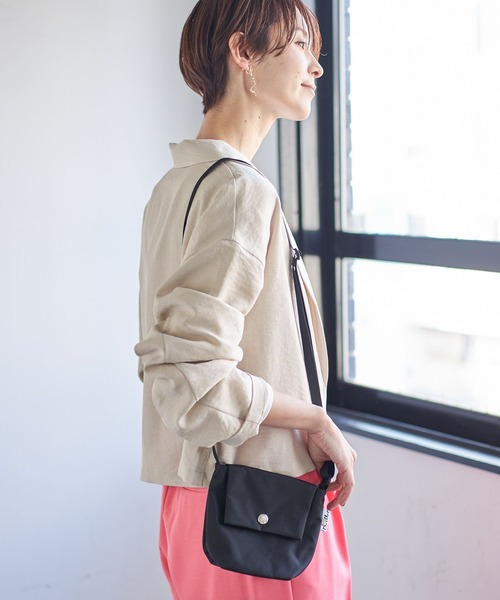 LEPSIM（レプシィム）の「【Drifter】FLAP POUCH　173577（ショルダーバッグ・レディース・ブラウン系その他/ブラック・ONE SIZE）」の2枚目の写真