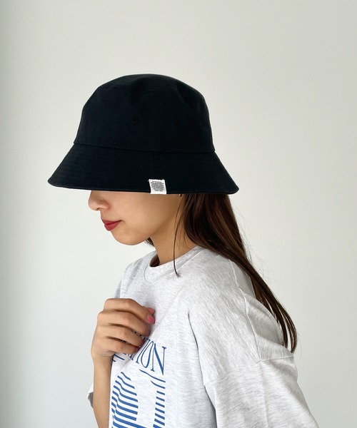 CANAL JEAN(キャナルジーン)の「El mar(エルマール) ヘリンボーンバケットハット(ハット・レディース・ブラック/ベージュ/ホワイト・ONE SIZE)」の4枚目の写真