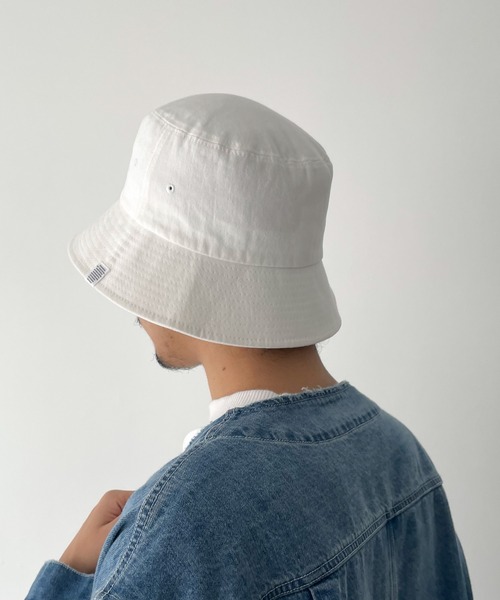 CANAL JEAN(キャナルジーン)の「El mar(エルマール) ヘリンボーンバケットハット(ハット・レディース・ブラック/ベージュ/ホワイト・ONE SIZE)」の7枚目の写真