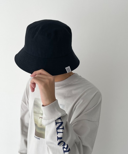 CANAL JEAN(キャナルジーン)の「El mar(エルマール) ヘリンボーンバケットハット(ハット・レディース・ブラック/ベージュ/ホワイト・ONE SIZE)」の5枚目の写真