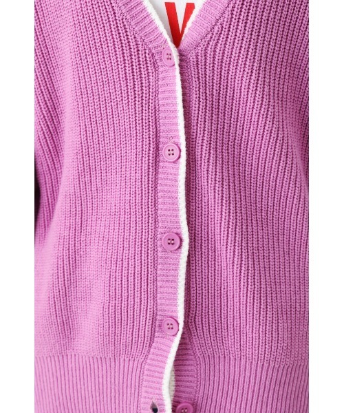 RODEO CROWNS WIDE BOWL（ロデオクラウンズワイドボウル）の「ラインニットカーディガン（カーディガン/ボレロ・レディース・グリーン/アイボリー/ライトイエロー/ライトパープル・FREE）」の21枚目の写真