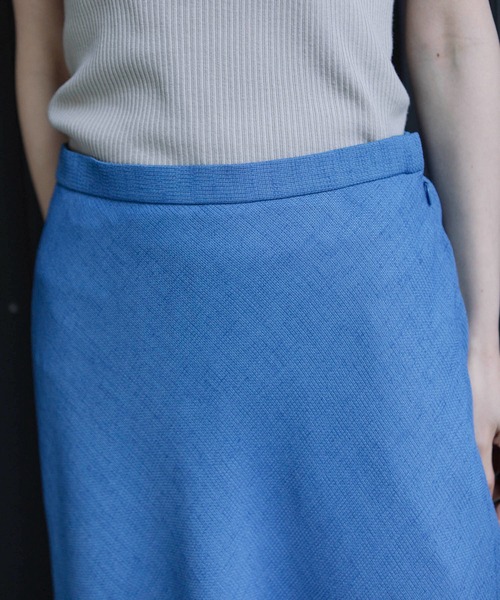 Munich（ミューニック）の「リネンライクライトメッシュマーメードスカート（スカート・レディース・カーキ/ブラック/ブルー/ナチュラル・S/M/XS）」の11枚目の写真