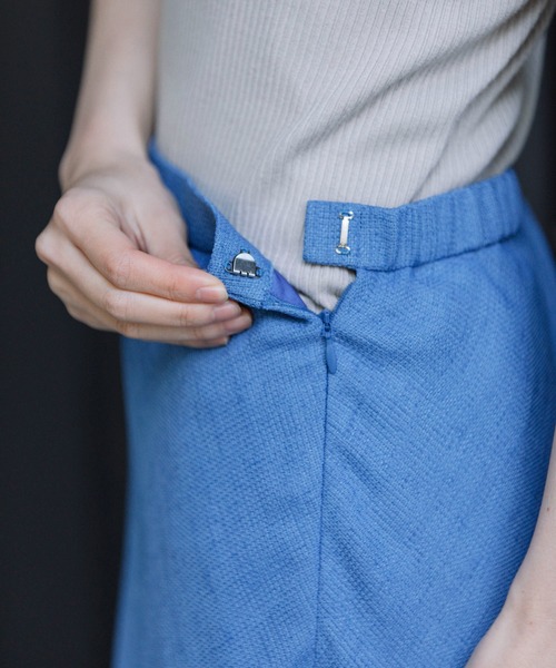 Munich（ミューニック）の「リネンライクライトメッシュマーメードスカート（スカート・レディース・カーキ/ブラック/ブルー/ナチュラル・S/M/XS）」の13枚目の写真