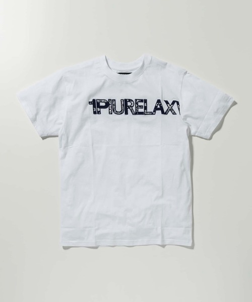 国内発送【1PIU1UGUALE】ペイズリーロゴ半袖Tシャツ / デイリー 1PIU1UGUALE3 RELAX ペイズリーロゴ半袖Tシャツ | ウノピゥ