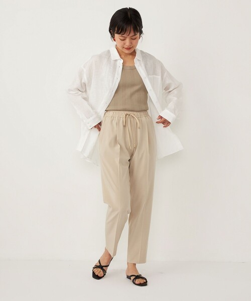 SHIPS Colors(シップス カラーズ)の「SHIPS Colors:〈洗濯機可能〉イージーテーパードパンツ(その他パンツ・レディース・オレンジ/ネイビー/ブルー/ベージュ・SMALL/MEDIUM)」の12枚目の写真