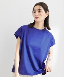 ROPE' | 【一部接触冷感】【洗える】キャップスリーブワイドTシャツ(Tシャツ/カットソー)