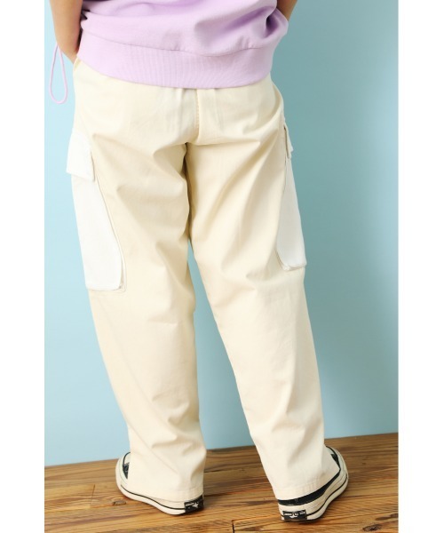 RODEO CROWNS WIDE BOWL（ロデオクラウンズワイドボウル）の「Re likeミリタリーカーゴパンツ（カーゴパンツ・レディース・ホワイト/カーキ・FREE）」の8枚目の写真