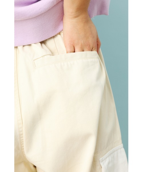 RODEO CROWNS WIDE BOWL（ロデオクラウンズワイドボウル）の「Re likeミリタリーカーゴパンツ（カーゴパンツ・レディース・ホワイト/カーキ・FREE）」の10枚目の写真