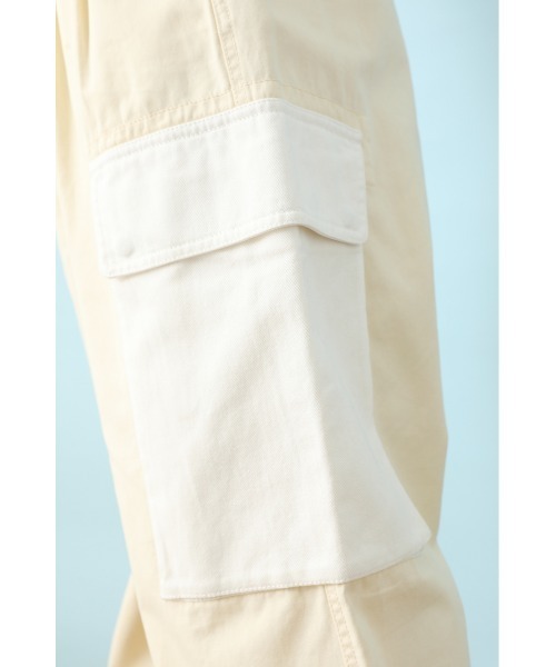 RODEO CROWNS WIDE BOWL（ロデオクラウンズワイドボウル）の「Re likeミリタリーカーゴパンツ（カーゴパンツ・レディース・ホワイト/カーキ・FREE）」の11枚目の写真