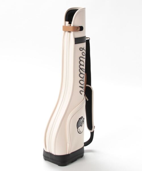 Malbon Golf（マルボンゴルフ）の「【Malbon Golf/マルボンゴルフ】Mバケットクラシックハーフバッグ　キャディーバッグ　キャディバッグ　ゴルフグッズ（ゴルフグッズ・メンズ・アイボリー/グリーン/ブラウン・FREE）」の20枚目の写真