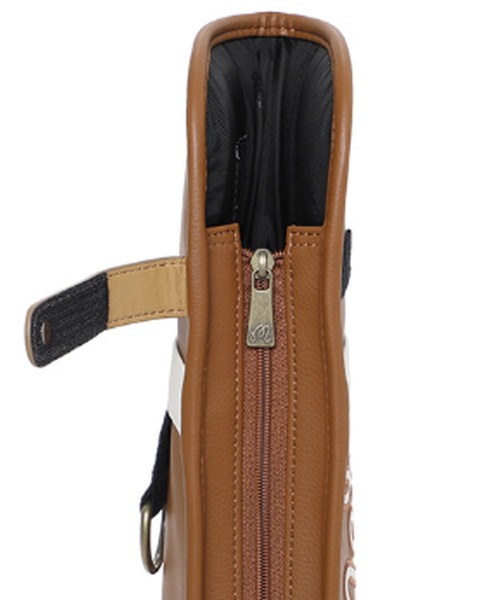 Malbon Golf（マルボンゴルフ）の「【Malbon Golf/マルボンゴルフ】Mバケットクラシックハーフバッグ　キャディーバッグ　キャディバッグ　ゴルフグッズ（ゴルフグッズ・メンズ・アイボリー/グリーン/ブラウン・FREE）」の15枚目の写真