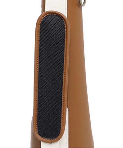 Malbon Golf（マルボンゴルフ）の「【Malbon Golf/マルボンゴルフ】Mバケットクラシックハーフバッグ　キャディーバッグ　キャディバッグ　ゴルフグッズ（ゴルフグッズ・メンズ・アイボリー/グリーン/ブラウン・FREE）」の12枚目の写真