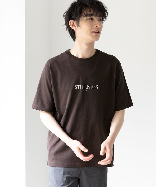 GLOBAL WORK(グローバルワーク)の「シャーベッTEEロゴ/半袖/173628(Tシャツ/カットソー・メンズ・アイボリー/サックスブルー/その他1/その他2/ダークブルー/ブラック/グレー系その他3/その他3/ダークブラウン/ホワイト系その他/チャコールグレー・X-LARGE/MEDIUM/LARGE/SMALL)」の5枚目の写真