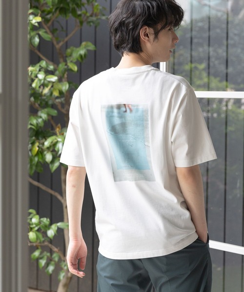 GLOBAL WORK(グローバルワーク)の「シャーベッTEEロゴ/半袖/173628(Tシャツ/カットソー・メンズ・アイボリー/サックスブルー/その他1/その他2/ダークブルー/ブラック/グレー系その他3/その他3/ダークブラウン/ホワイト系その他/チャコールグレー・X-LARGE/MEDIUM/LARGE/SMALL)」の11枚目の写真