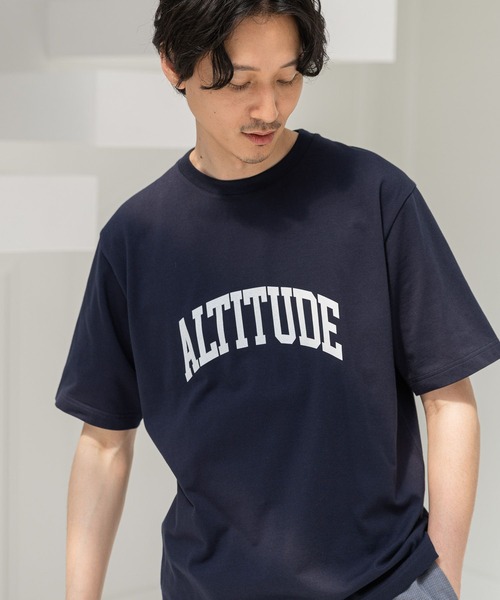 GLOBAL WORK(グローバルワーク)の「シャーベッTEEロゴ/半袖/173628(Tシャツ/カットソー・メンズ・アイボリー/サックスブルー/その他1/その他2/ダークブルー/ブラック/グレー系その他3/その他3/ダークブラウン/ホワイト系その他/チャコールグレー・X-LARGE/MEDIUM/LARGE/SMALL)」の8枚目の写真