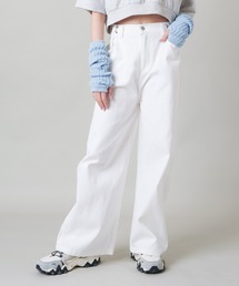 SPINNS | ウエストフック付き ツイルワイドパンツ(その他パンツ)