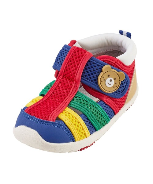 HOT BISCUITS（ホットビスケッツ）の「ダブルラッセル ウォーターベビーサンダル（サンダル・キッズ・ホワイト/マルチ/ピンク/ブルー系その他・14.5cm/13cm/15cm/13.5/14cm/16cm/15.5cm）」の16枚目の写真