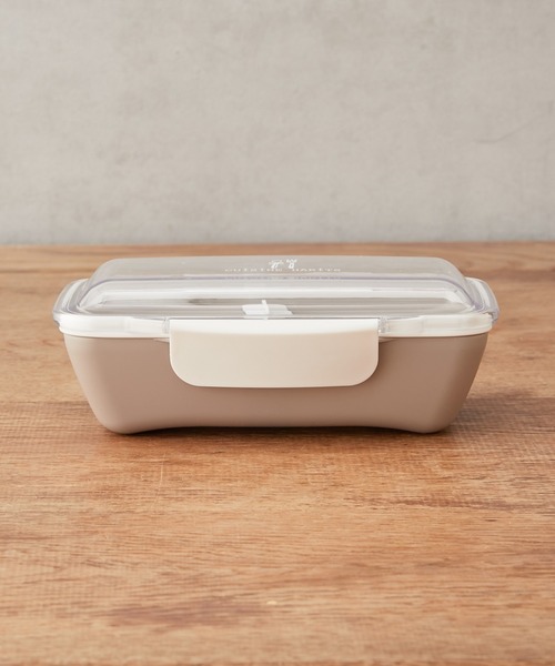 CUISINE HABITS(クイジーヌハビッツ)の「クイジーヌハビッツ ドームランチボックス(お弁当箱・レディース・レッド/グレー・フリー)」の10枚目の写真