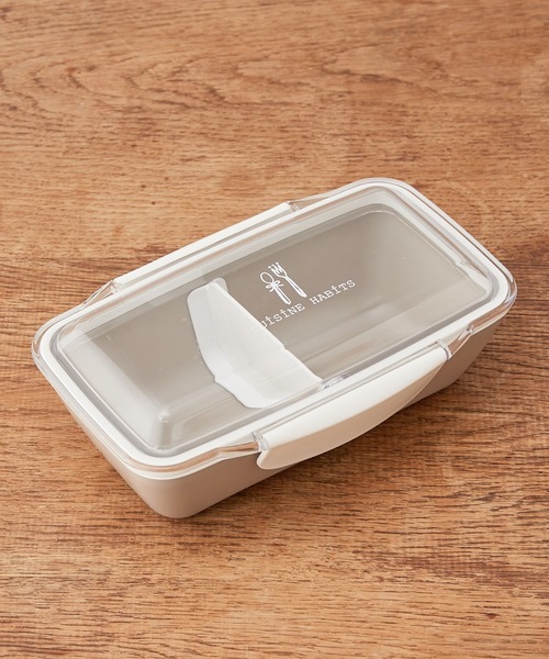 CUISINE HABITS(クイジーヌハビッツ)の「クイジーヌハビッツ ドームランチボックス(お弁当箱・レディース・レッド/グレー・フリー)」の12枚目の写真