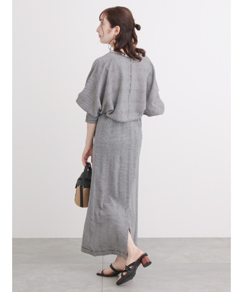 Te chichi TERRASSE(テチチテラス)の「ボレロ付カットキャミワンピース(ワンピース・レディース・ブラック/ホワイト/グリーン・フリ-)」の15枚目の写真