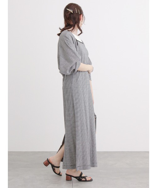 Te chichi TERRASSE(テチチテラス)の「ボレロ付カットキャミワンピース(ワンピース・レディース・ブラック/ホワイト/グリーン・フリ-)」の16枚目の写真