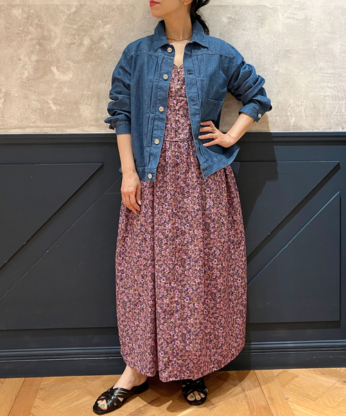 IENA LA BOUCLE リングプリントワンピース IENA LA BOUCLE リングプリントワンピース