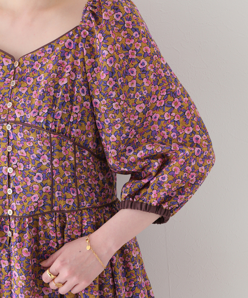 IENA LA BOUCLE リングプリントワンピース セール】IENA LA BOUCLE プリントワンピース（ワンピース