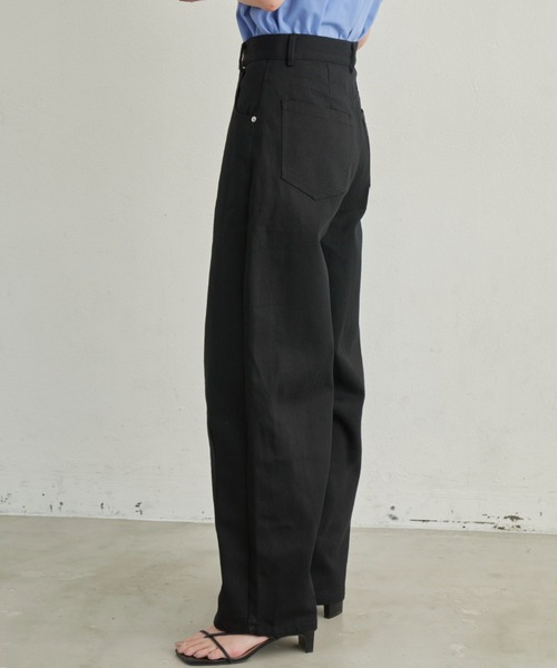 Aunt Marie's(アントマリーズ)の「【サイズ展開有】カツラギカーブパンツ(その他パンツ・レディース・アイボリー/ブラック・MEDIUM/LARGE/SMALL)」の14枚目の写真