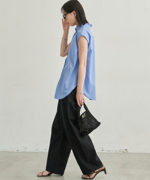 Aunt Marie's(アントマリーズ)の「【サイズ展開有】カツラギカーブパンツ(その他パンツ・レディース・アイボリー/ブラック・MEDIUM/LARGE/SMALL)」の20枚目の写真