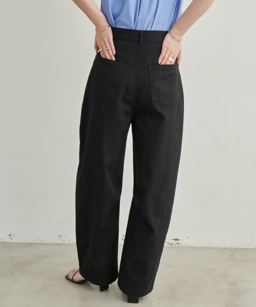 Aunt Marie's(アントマリーズ)の「【サイズ展開有】カツラギカーブパンツ(その他パンツ・レディース・アイボリー/ブラック・MEDIUM/LARGE/SMALL)」の15枚目の写真