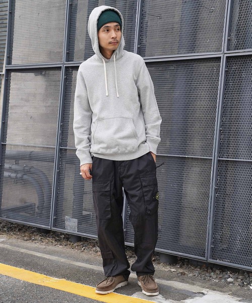 REIGNING CHAMP(レイニングチャンプ)の「REIGNING CHAMP PULLOVER HOODIE - MIDWEIGHT TERRY(パーカー・メンズ・ライトグレー・X-LARGE/MEDIUM)」の7枚目の写真