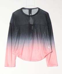Y/lim（イリム）の「バックスリットグラデーションシアーTシャツ（Tシャツ/カットソー）」
