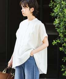 URBAN RESEARCH | フロントデザインフレンチスリーブブラウス(シャツ/ブラウス)