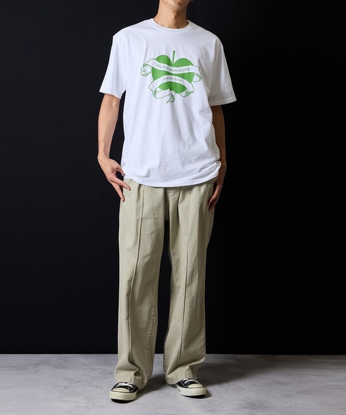 NUMBER (N)INE（ナンバーナイン）の「NUMBER (9)INE APPLE_T-SHIRT / アップルモチーフ Tシャツ（Tシャツ/カットソー・メンズ・ホワイト/ブラック/チャコールグレー/ホワイト系/グレー系その他/ブラック系その他・2/3/4/5）」の19枚目の写真