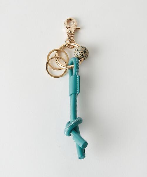 HASHIBAMI（ハシバミ）の「【別注】＜Hashibami>レザーコード キーチャーム（キーケース/キーアクセサリー）」 WEAR