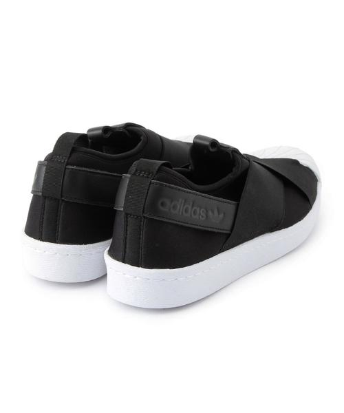 adidas（アディダス）の「アディダス/adidas Superstar SlipOn（スニーカー・レディース・ブラック・23cm/23.5cm/24cm/24.5cm）」の5枚目の写真